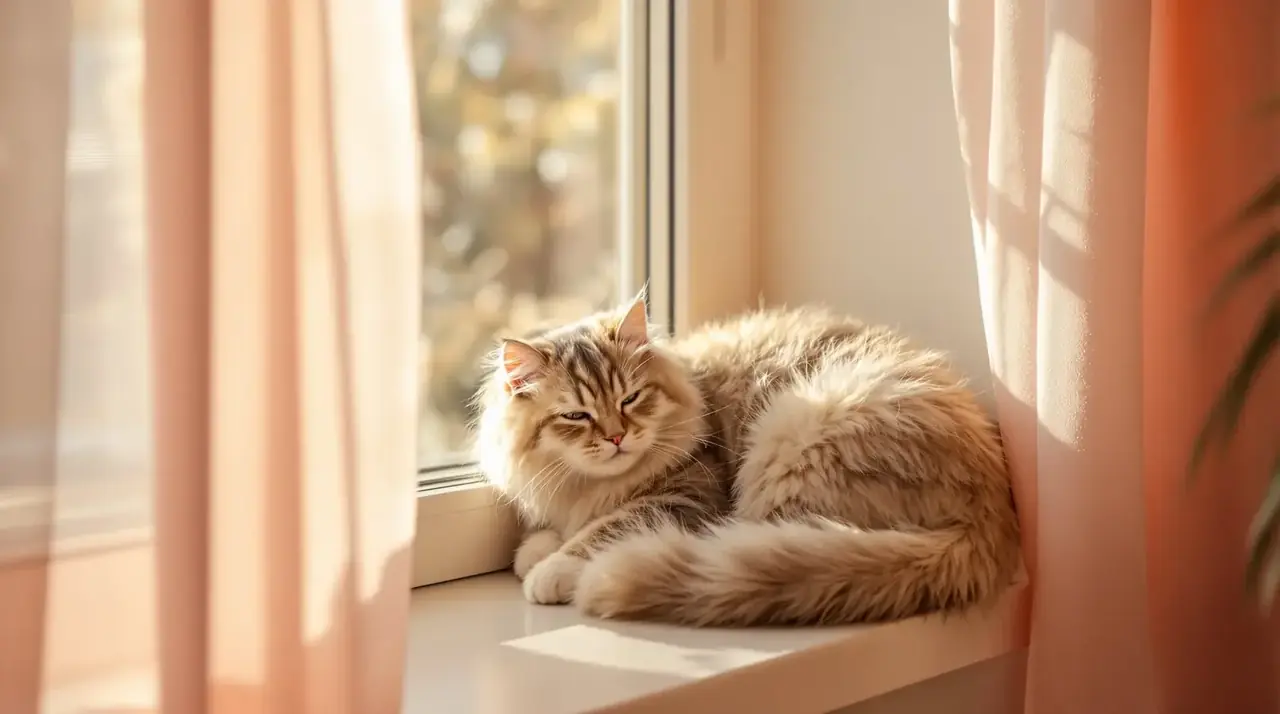 暖风与猫